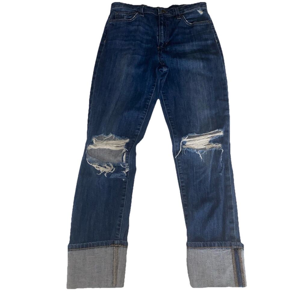 Joe's Skinny Jeans Size 28 Blue Denim Regina Pant Style 45146662-RIN Cropped
